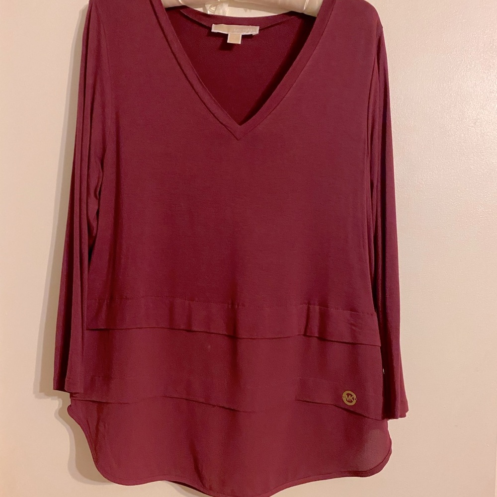 Michael Kors 3/4 Sleeve Top
